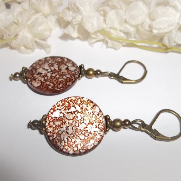 Earring, Brown Earring, Earring, Boho Earring, Earring, Earring, Earring, 8075 - Picture 5 of 8